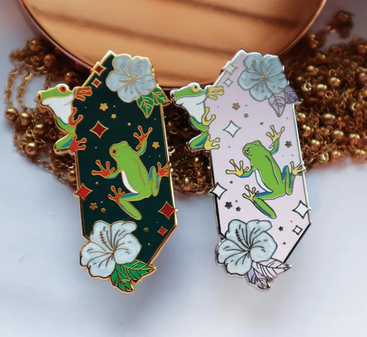 Sacred Beasts Tree Frog Enamel Pin