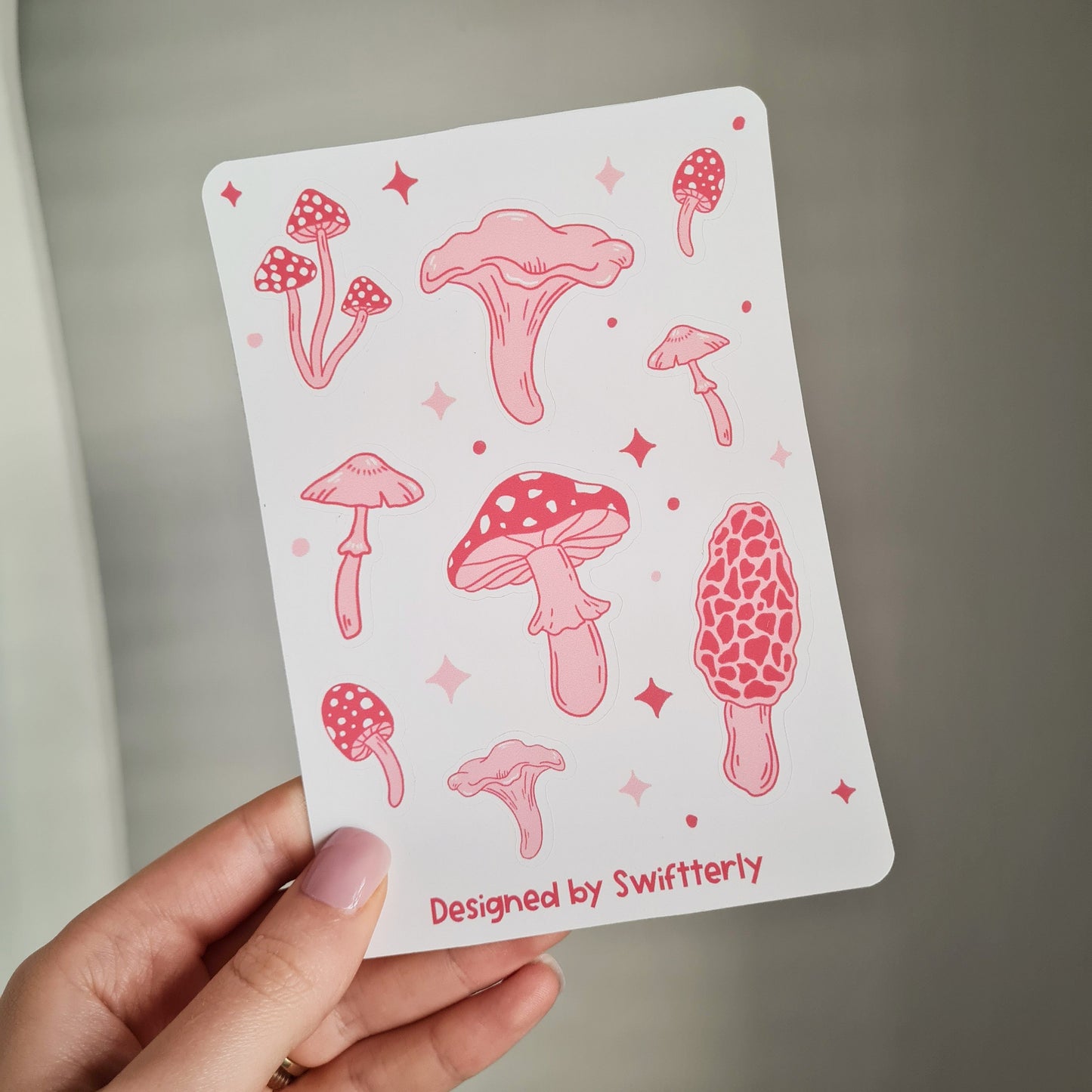 Mushroom Sticker sheet a6 | Sticker sheet | Mushroom | stickers