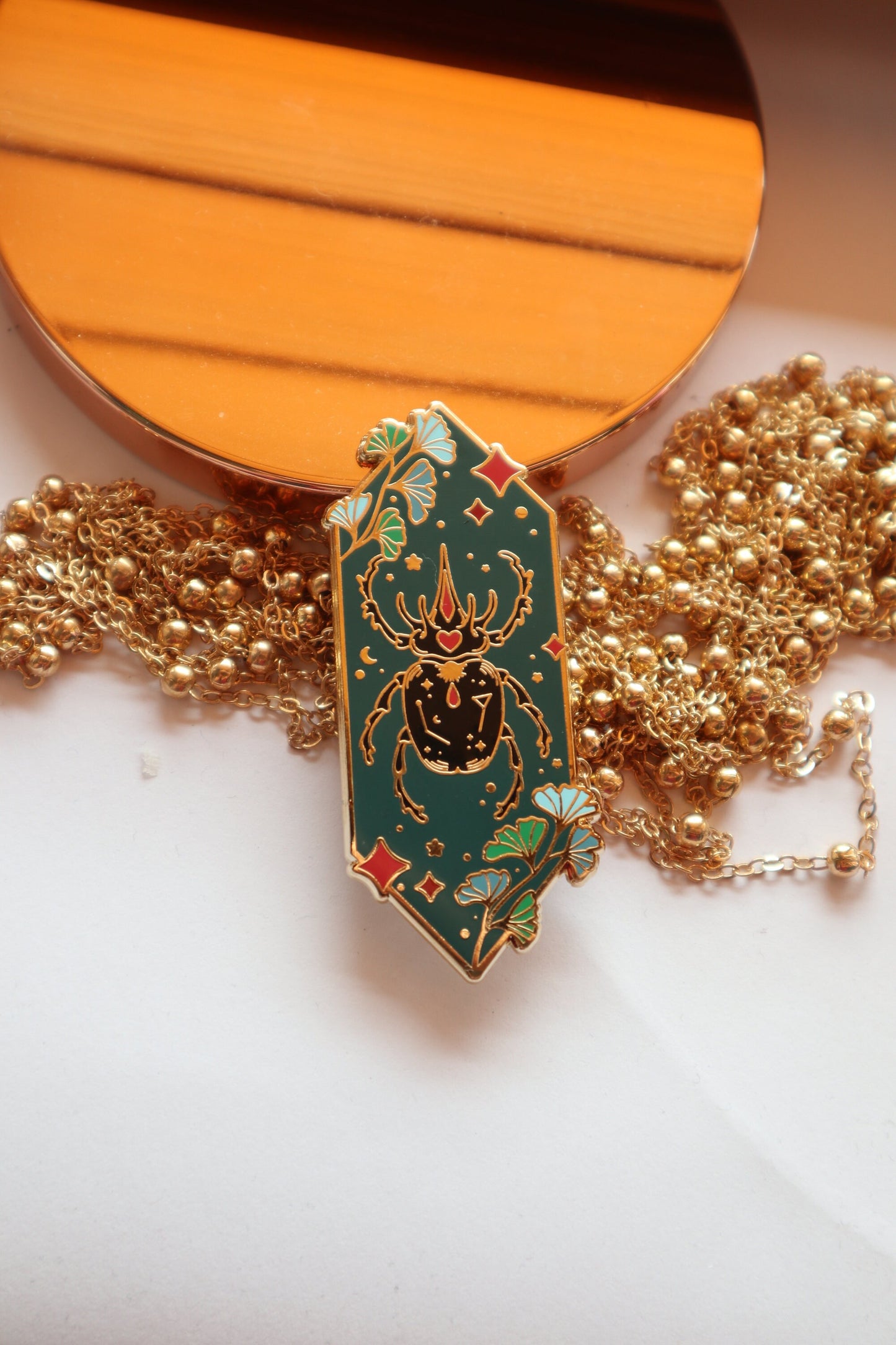 Sacred Beasts Beetle Enamel Pin