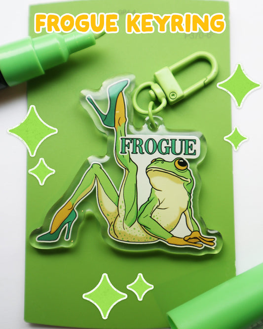 Frogue Acrylic Keychain