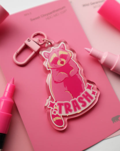 Raccoon Acrylic Keychain