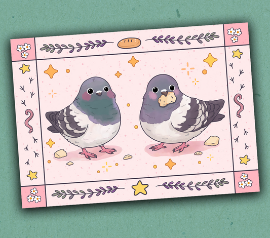 A6 Pigeon Artprint