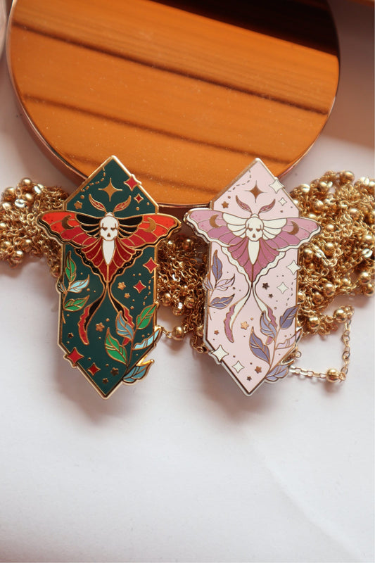 Sacred Beasts Moth Enamel Pin